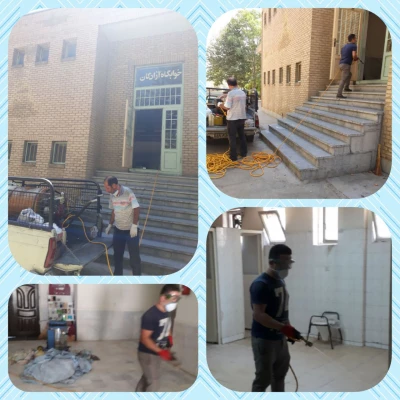 آماده سازی محیط پردیس شهید چمران به منظور استقبال از دانشجویان 2