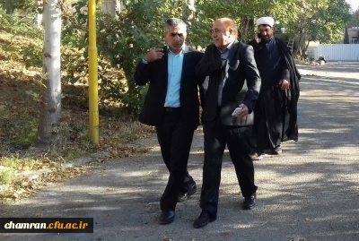 بازدید دکتر بلاغی از پردیس شهید چمران