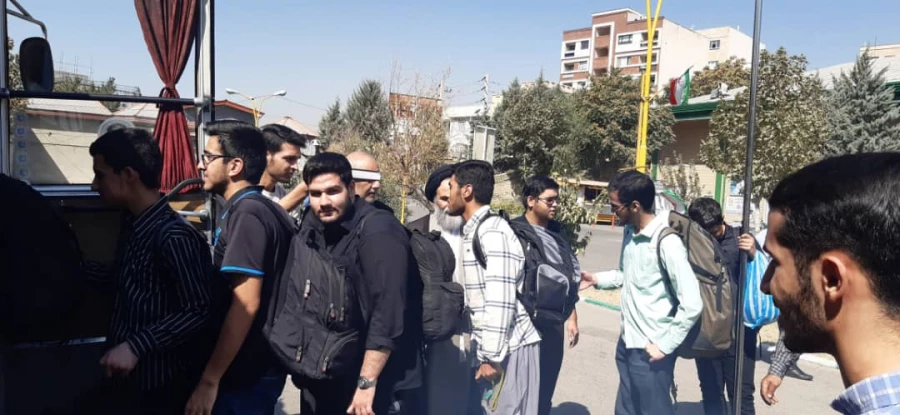 اعزام دانشجویان به کربلا در آستانه اربعین حسینی 5