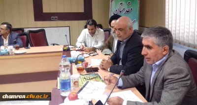 جلسه در خصوص برنامه سالانه بر اساس رهنامه ۴۰ ماده ای دانشگاه فرهنگیان