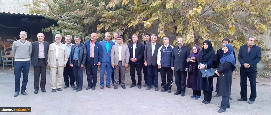 دورهمی صمیمانه جمعی از همکاران و استادان پردیس شهید چمران 2