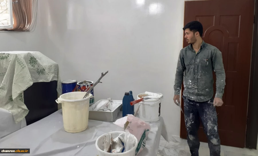 ادامه فعالیتهای عمرانی در پردیس شهید چمران 3