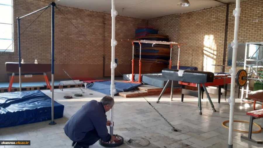 تداوم اقدامات برای بهسازی پردیس شهید چمران در آذر ۱۳۹۸ 2
