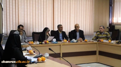 برگزاری جلسه گروه های آموزشی در پردیس شهید چمران