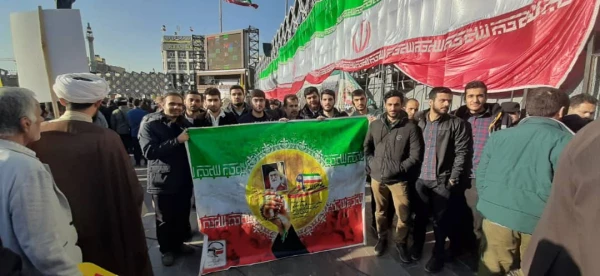 شرکت اعضای پردیس شهید چمران در سالروز حماسه ۹ دی 2