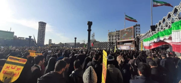 شرکت اعضای پردیس شهید چمران در سالروز حماسه ۹ دی 5