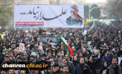 تشییع باشکوه پیکر سردار دلها شهید حاج قاسم سلیمانی و همرزمانش در تهران 2