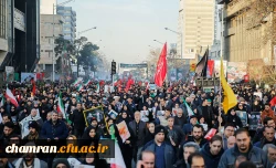 تشییع باشکوه پیکر سردار دلها شهید حاج قاسم سلیمانی و همرزمانش در تهران 4