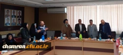 برگزاری جلسه تودیع و معارفه معاون توسعه منابع و امور دانشجویی پردیس شهید چمران 9