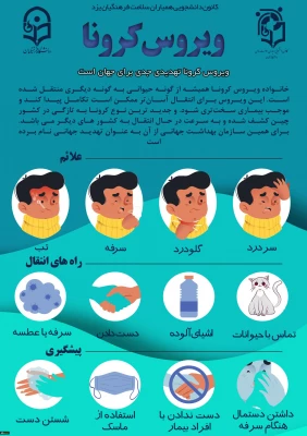 محتوای آموزشی برای پیشگیری و مقابله با ویروس کرونا