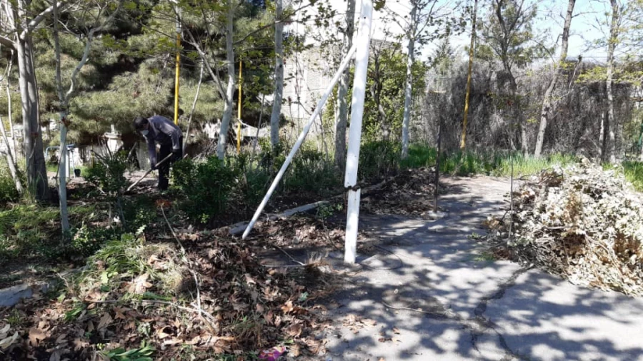 بهسازی فضای سبز پردیس شهید چمران 7