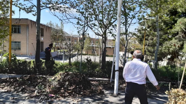 بهسازی فضای سبز پردیس شهید چمران 8