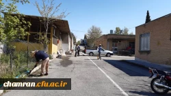 بهسازی فضای سبز پردیس شهید چمران 9