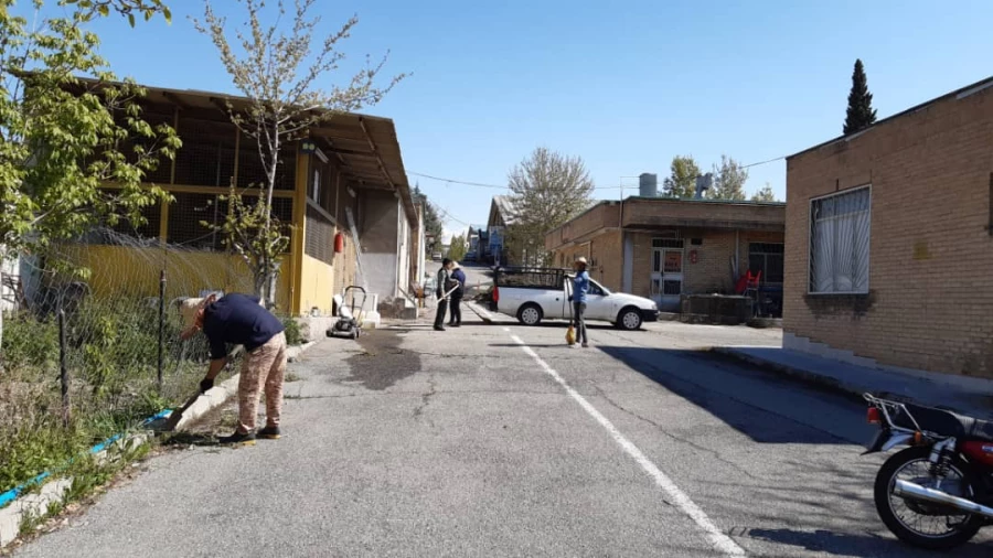 بهسازی فضای سبز پردیس شهید چمران 9