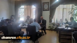 برگزاری جلسه شورای هماهنگی پردیس شهید چمران 2