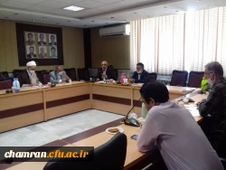 برگزاری جلسه شورای آموزشی پردیس شهید چمران 8