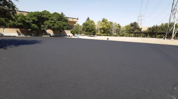 انجام پروژه آسفالت ریزی در پردیس شهید چمران 6