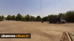 انجام پروژه آسفالت ریزی در پردیس شهید چمران 24