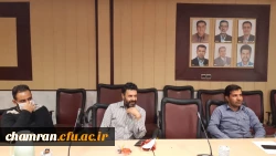 برگزاری نشست حوزه معاونت توسعه منابع و امور دانشجویی پردیس شهید چمران 3