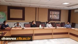 برگزاری نشست حوزه معاونت توسعه منابع و امور دانشجویی پردیس شهید چمران 8