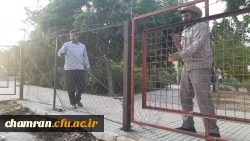 ترمیم موقت حصارهای ضلع شمالی پردیس شهید چمران 8