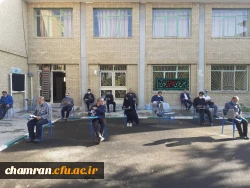 برگزاری مراسم پرفیض زیارت عاشورا در پردیس شهید چمران 6