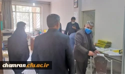 بازدید مسئولان دفتر نظارت و ارزیابی دانشگاه فرهنگیان از پردیس شهید چمران 2