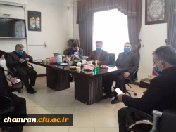 بازدید مسئولان دفتر نظارت و ارزیابی دانشگاه فرهنگیان از پردیس شهید چمران 4