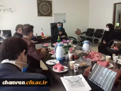 بازدید مسئولان دفتر نظارت و ارزیابی دانشگاه فرهنگیان از پردیس شهید چمران 5