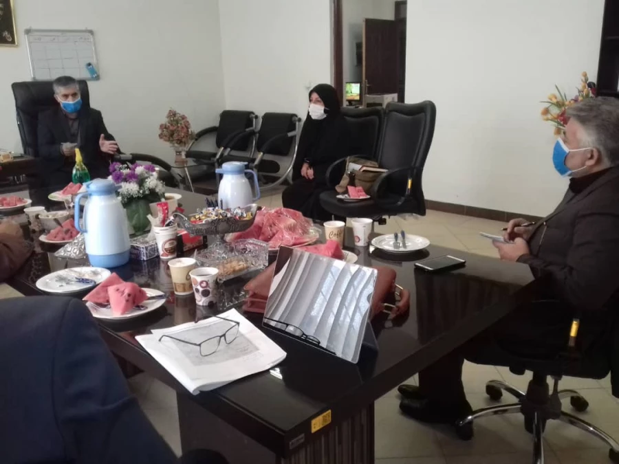 بازدید مسئولان دفتر نظارت و ارزیابی دانشگاه فرهنگیان از پردیس شهید چمران 6