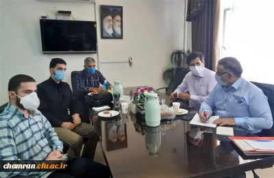 دیدار مسئولان پردیس شهید چمران با مسئولان بسیج دانشجویی
