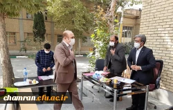 بازدید دکتر بلاغی از فرایند مصاحبه داوطلبان شغل معلمی در پردیس شهید چمران 2