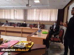 بازدید دکتر بلاغی از فرایند مصاحبه داوطلبان شغل معلمی در پردیس شهید چمران 4