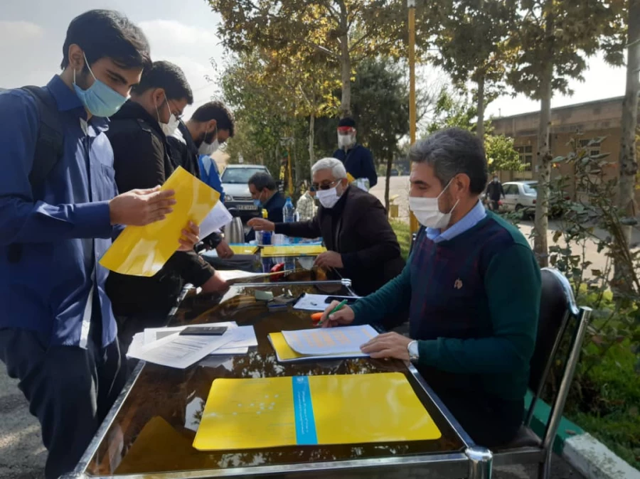 گزارش تصویری از دومین روز انجام مصاحبه داوطلبان شغل معلمی در پردیس شهید چمران 3