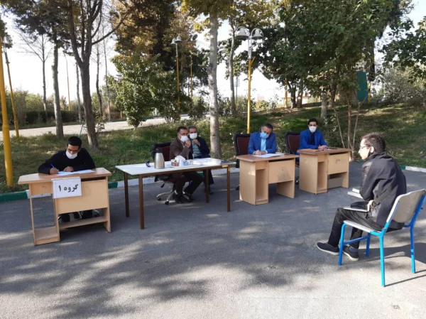 سومین روز از برگزاری مصاحبه داوطلبان شغل معلمی در پردیس شهید چمران
 9