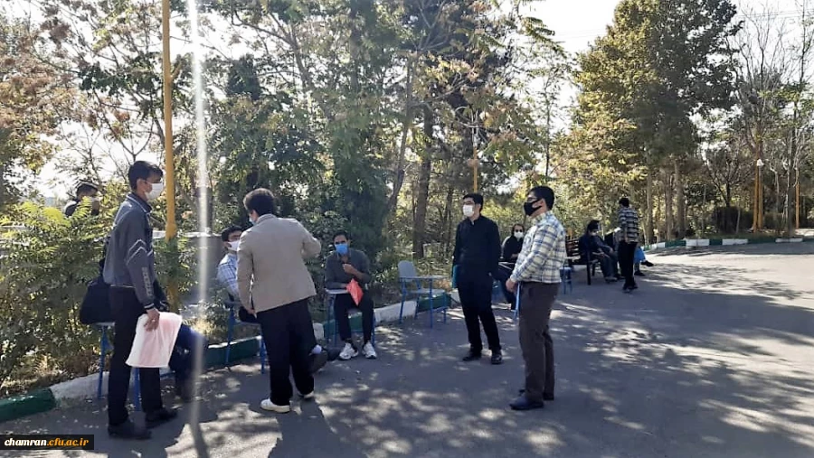 ادامه فرایند مصاحبه از افراد جامانده داوطلب شغل معلمی در پردیس شهید چمران
 2