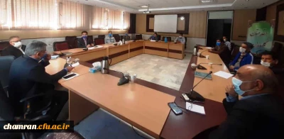 برگزاری جلسه شورای اداری پردیس شهید چمران