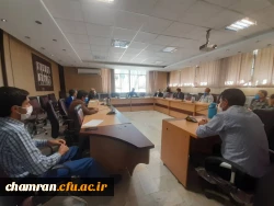 برگزاری جلسه شورای اداری پردیس شهید چمران 3