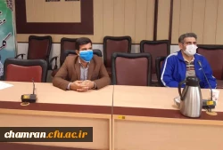 برگزاری جلسه شورای اداری پردیس شهید چمران 8