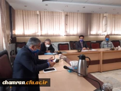 برگزاری جلسه شورای اداری پردیس شهید چمران 10