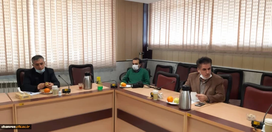 جلسه هماهانگی برای تدفین شهدای گمنام در پردیس شهید چمران
 7