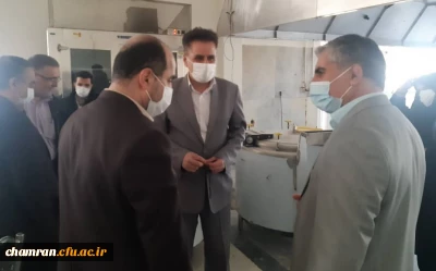 بازدید مسئولان معاونت دانشجویی دانشگاه فرهنگیان از پردیس شهید چمران