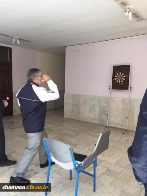 برگزاری مسابقه دارت در پردیس شهید چمران