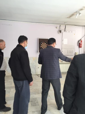 برگزاری مسابقه دارت در پردیس شهید چمران 5