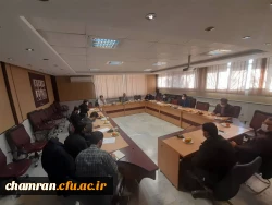 برگزاری جلسه کمیته تدفین شهدای گمنام در پردیس شهید چمران 9