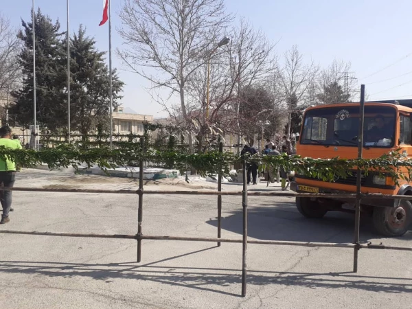 آمادگی برای استقبال از شهید گمنام 6