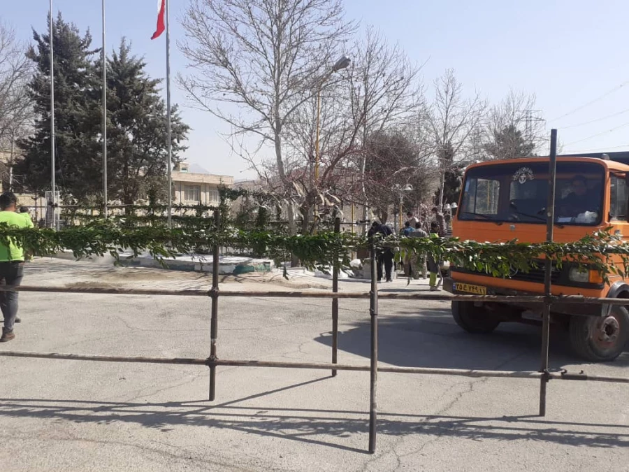 آمادگی برای استقبال از شهید گمنام 6