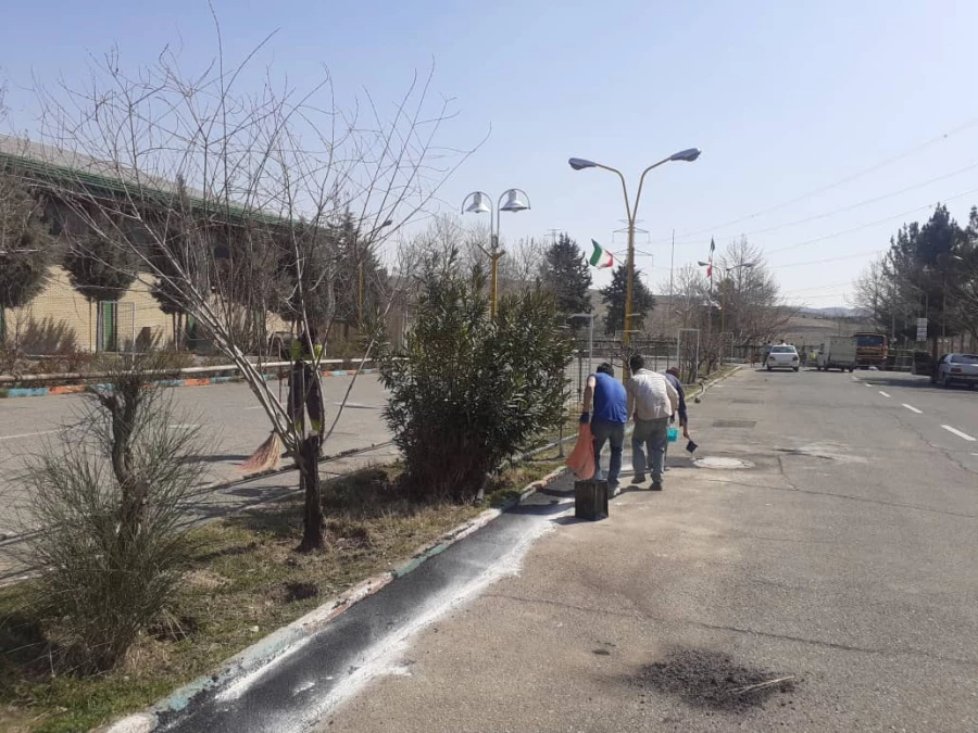 آمادگی برای استقبال از شهید گمنام 7