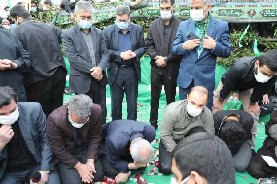 آیین تشییع و تدفین پیکر پاک شهید گمنام در پردیس شهید چمران به روایت تصویر
 3