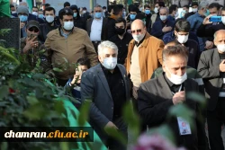 آیین تشییع و تدفین پیکر پاک شهید گمنام در پردیس شهید چمران به روایت تصویر
 15